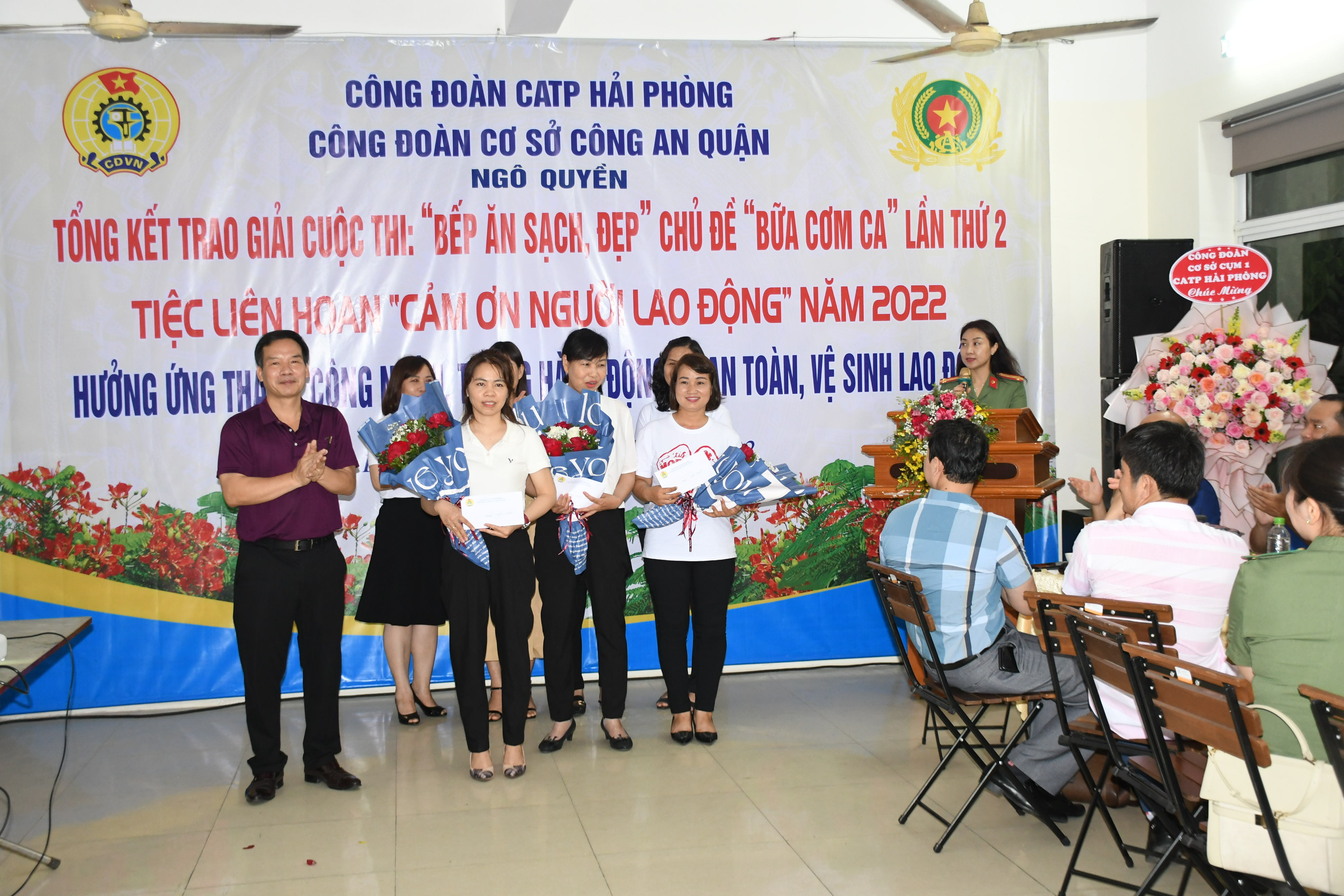 Công đoàn Công an quận Ngô Quyền: Trao giải cuộc thi 